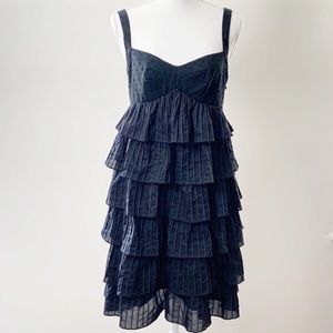 ✔️CYNTHIA STEFFE|Little Tiered Black Dress|Size 8